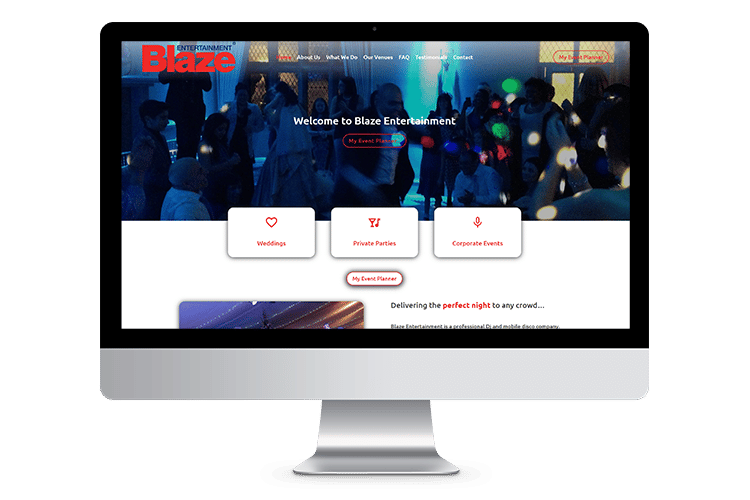 Blaze Group website