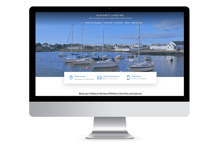 Ninians Landing website